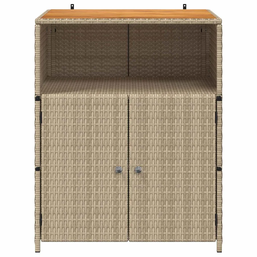 Armoire Beige 70 x 50 x 87 cm Polyester et Roly Ratten - 5