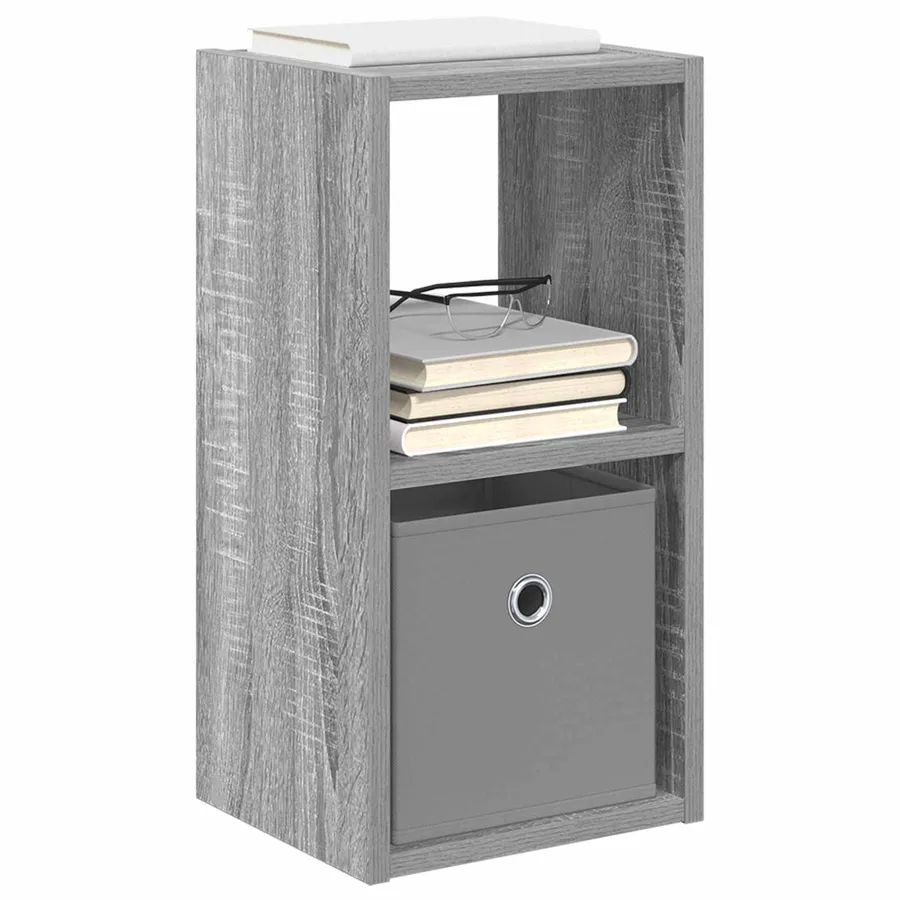 Table de chevet 2 pcs Gris Sonoma 25,5 x 22 x 49,5 cm - 3