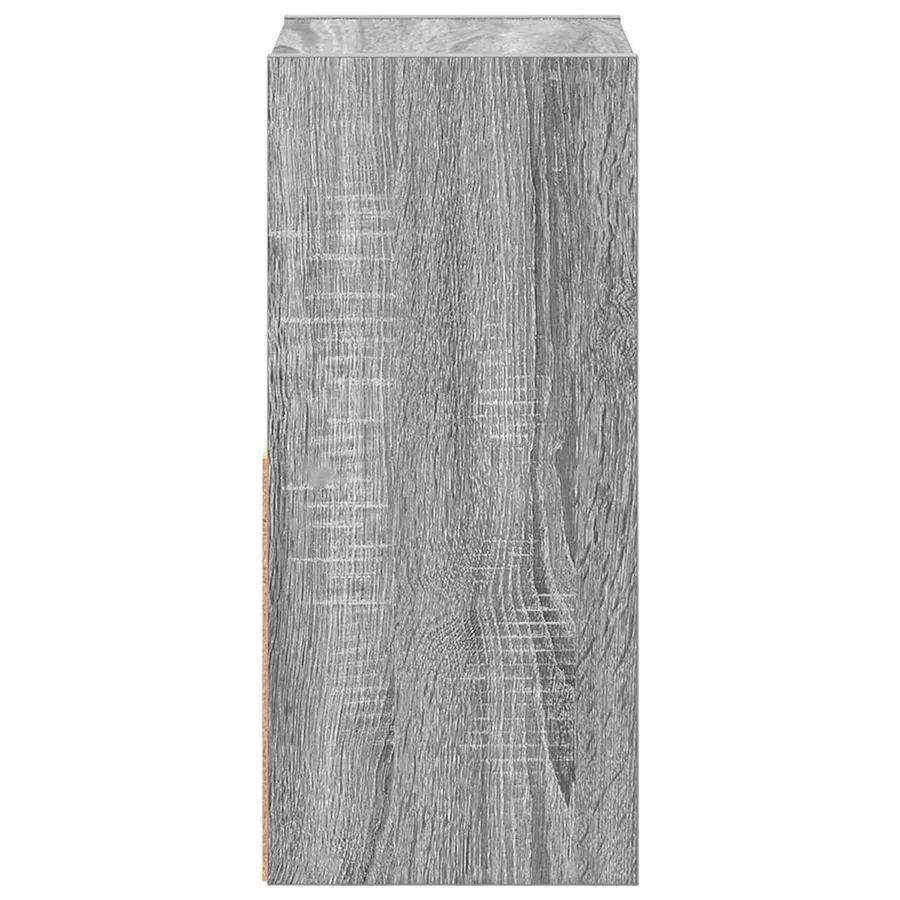 Table de chevet 2 pcs Gris Sonoma 25,5 x 22 x 49,5 cm - 7