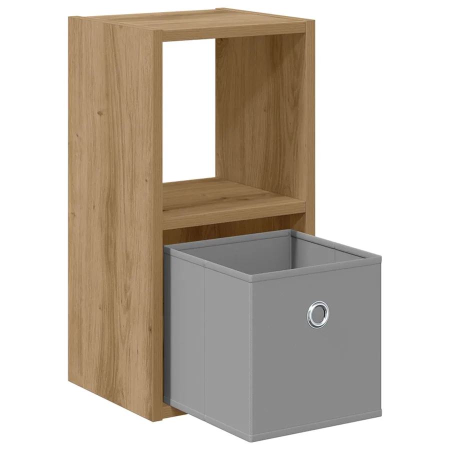 Table de chevet 2 pc Chêne artisanal 25,5 x 22 x 49,5 cm - 5
