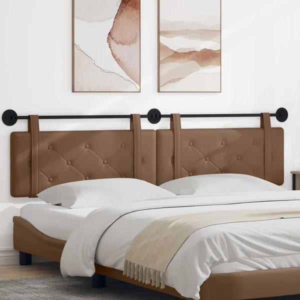 Tête de lit suspendue Cappuccino Simili cuir