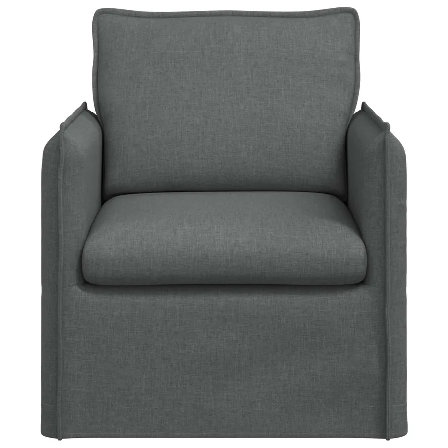 Canapé Gris foncé 75 x 82 x 85 cm tissu - 4