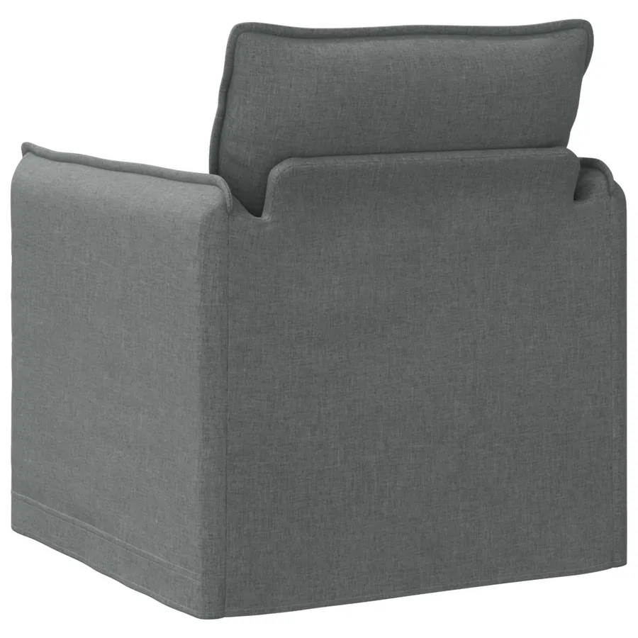 Canapé Gris foncé 75 x 82 x 85 cm tissu - 6