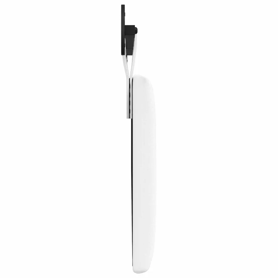 Tête de lit suspendue Blanc Tissu - 6