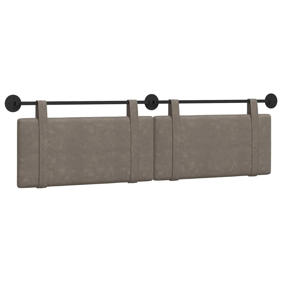 Tête de lit suspendue Gris PU antique - 2