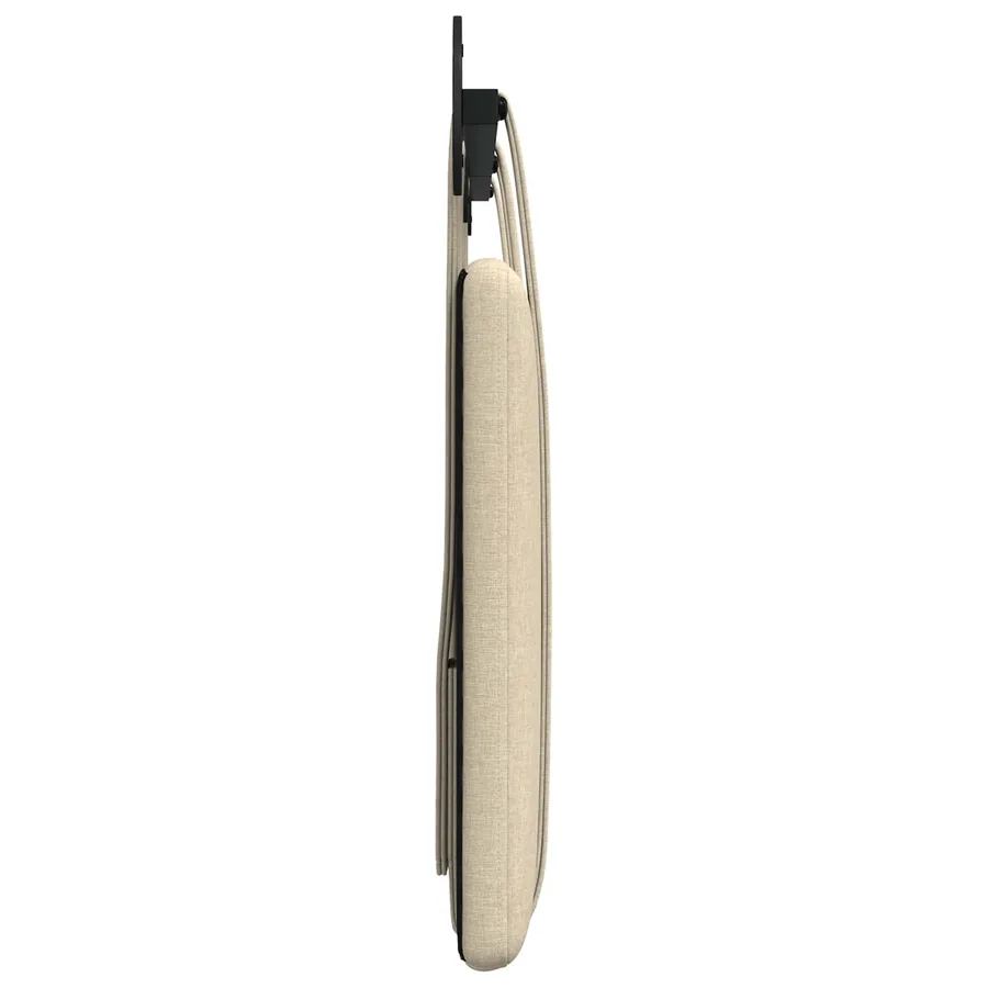 Tête de lit suspendue Crème Tissu - 6