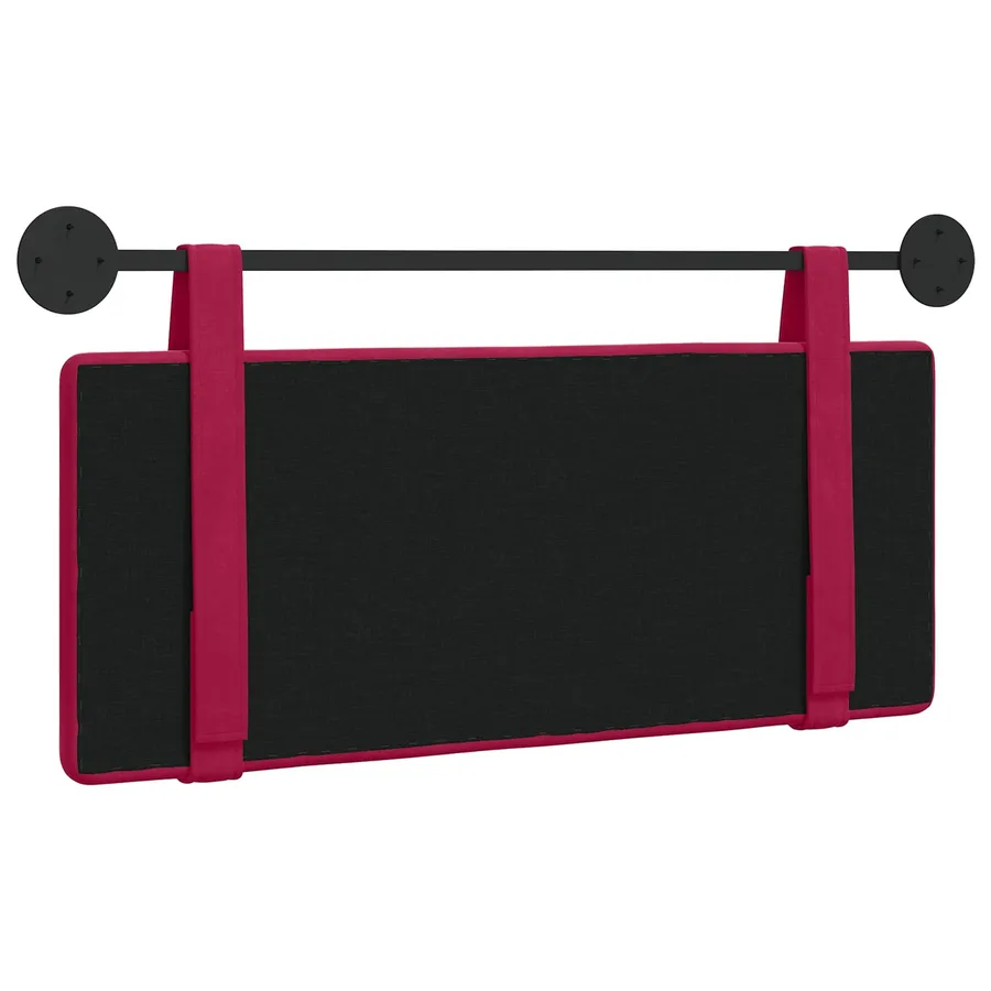 Tête de lit suspendue Bordeaux Velours - 7