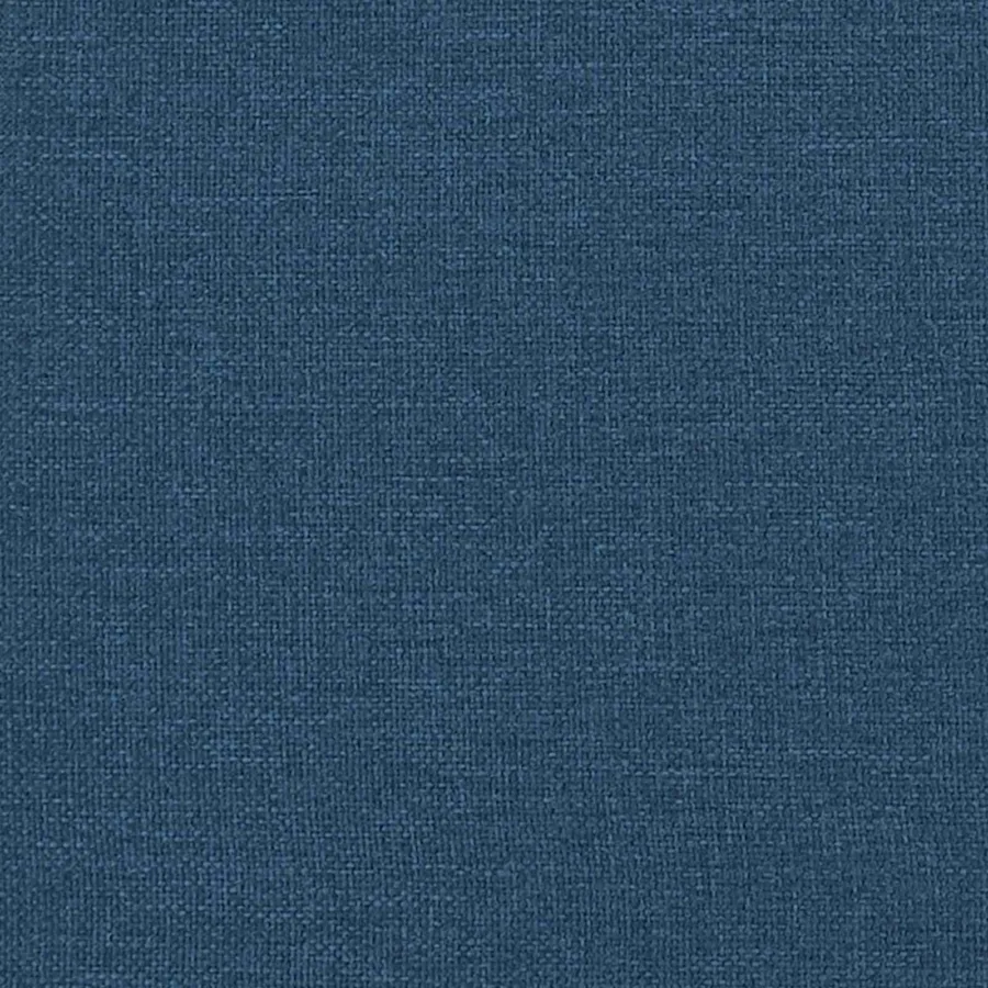 Cadre de lit Uni avec tête de lit Bleu 100 x 200 cm tissu - 8