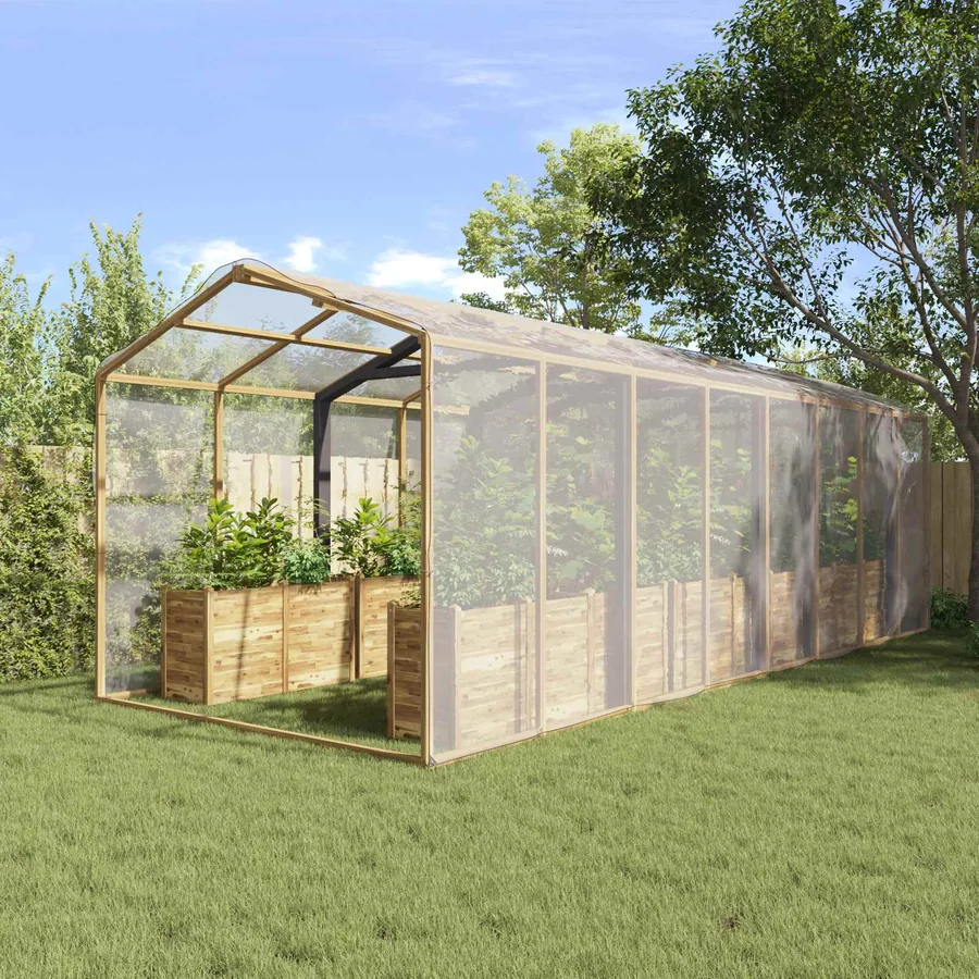 Couverture pour plantes Transparent 6 x 10 m PE