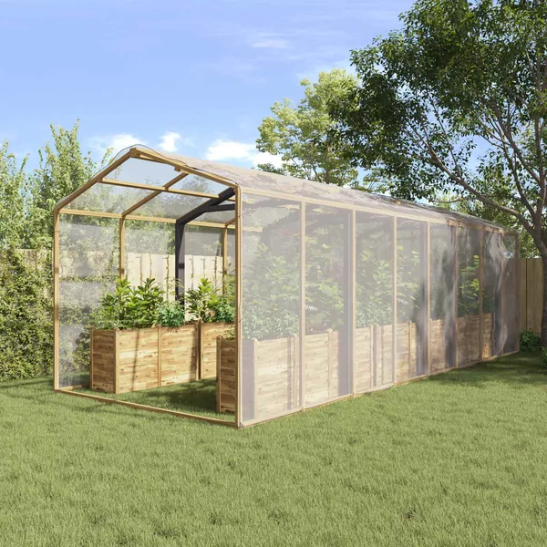 Couverture pour plantes Transparent 6 x 10 m PE