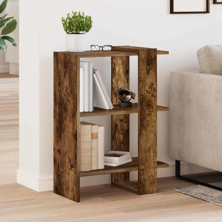 Étagère Chêne fumé 52 x 25 x 71,5 cm Bois d'ingénierie - 4