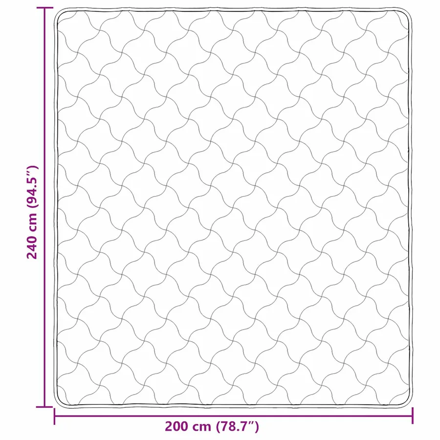 Duvet d'été simple Matelassé Anthracite 200 x 240 cm - 10