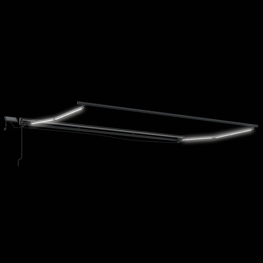 Cadre de store manuel avec LEDs 4,5 × 3 m - 6