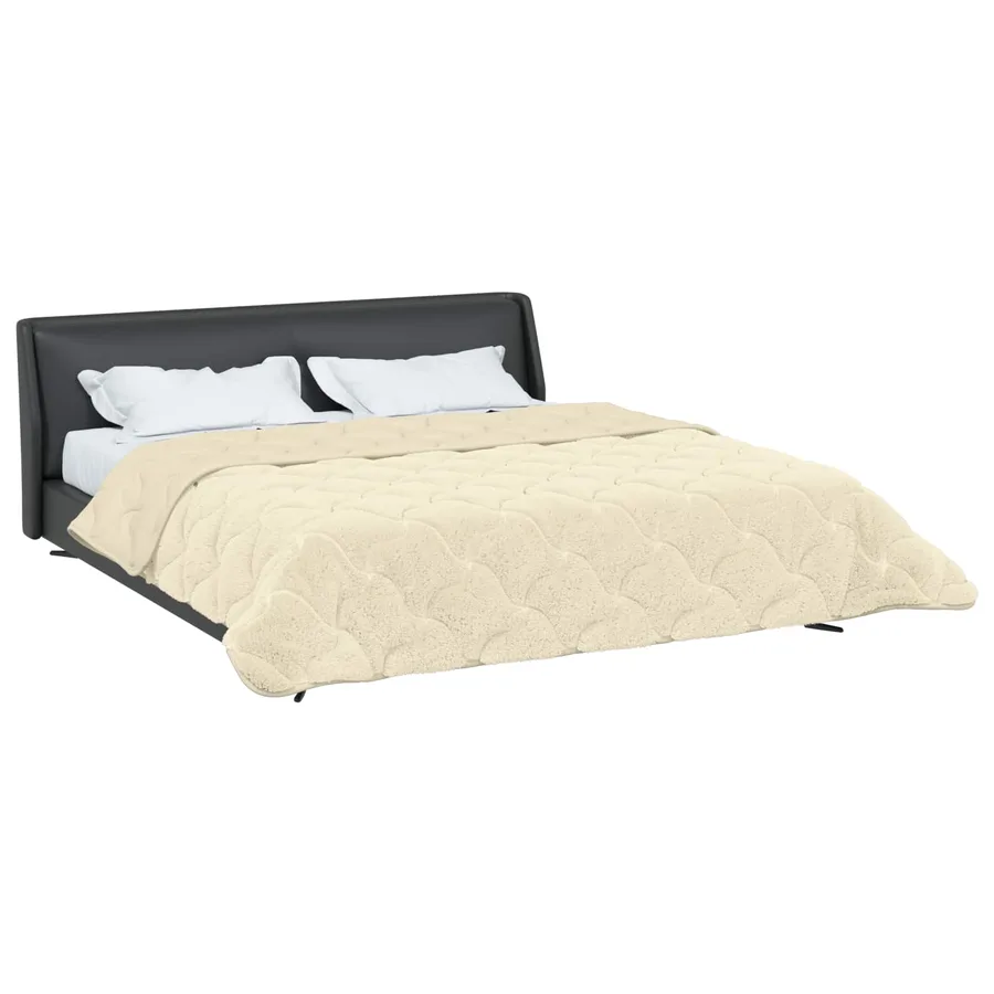 Duvet d'été simple Matelassé Crème 200 x 220 cm - 3