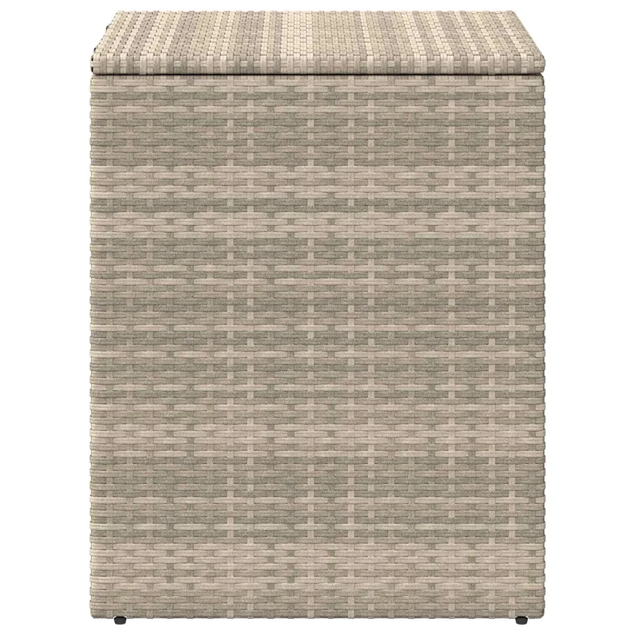 Boîte à coussins Gris clair 55 x 55 x 69 cm polyrotin - 6
