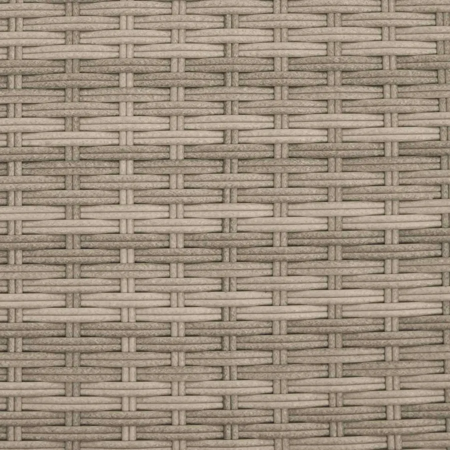 Boîte à coussins Gris clair 55 x 55 x 69 cm polyrotin - 9