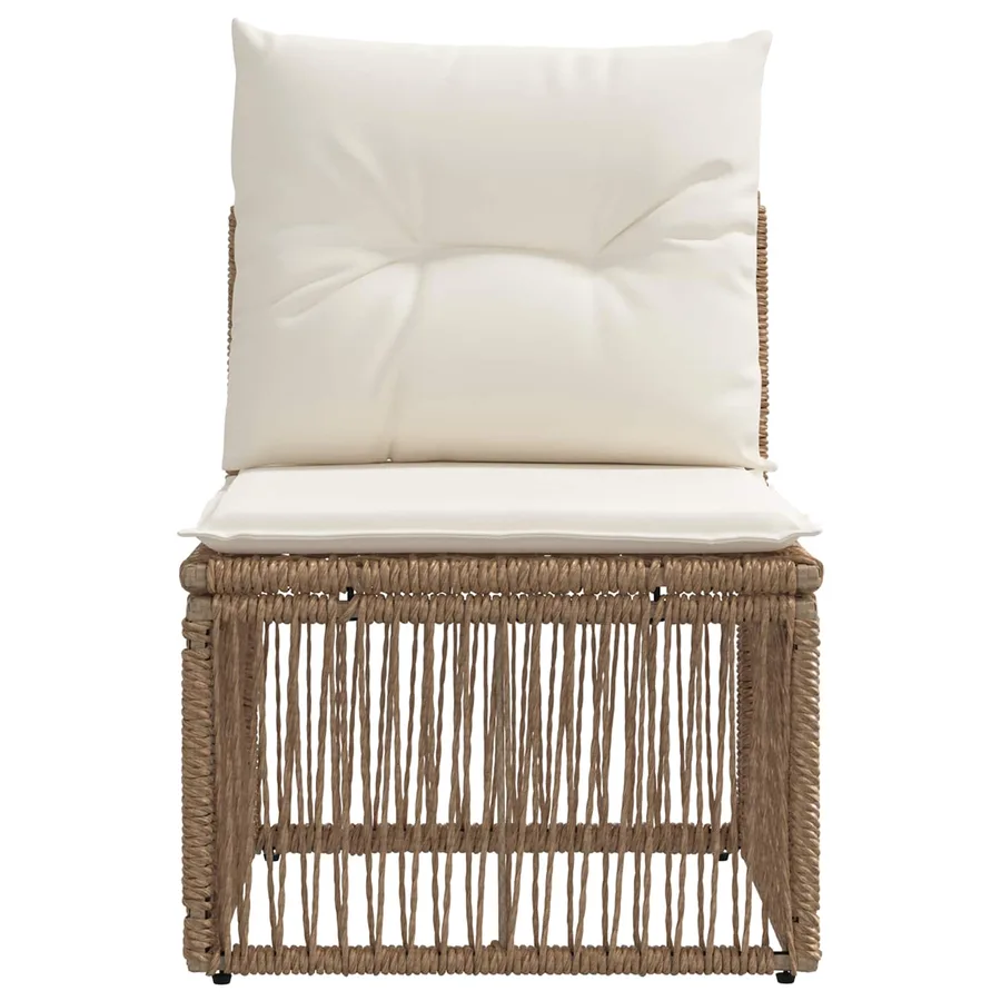 Unité Canapé sans accoudoir Beige polyrotin - 4