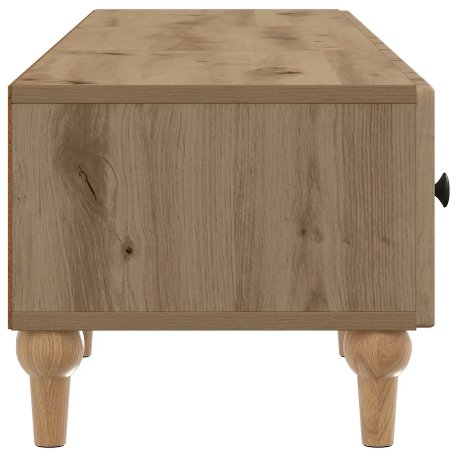 Meuble TV 147 x 34,5 x 30 cm Chêne artisanal Bois d'ingénierie - 7