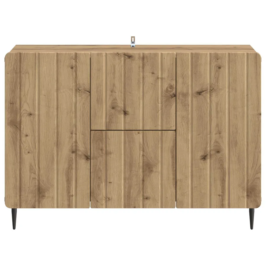 Buffet Chêne artisanal 89 x 34,5 x 62 cm Bois d'ingénierie - 6