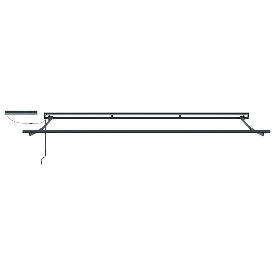 Cadre de store rétractable électrique Anthracite 4,5 × 3 m - 3