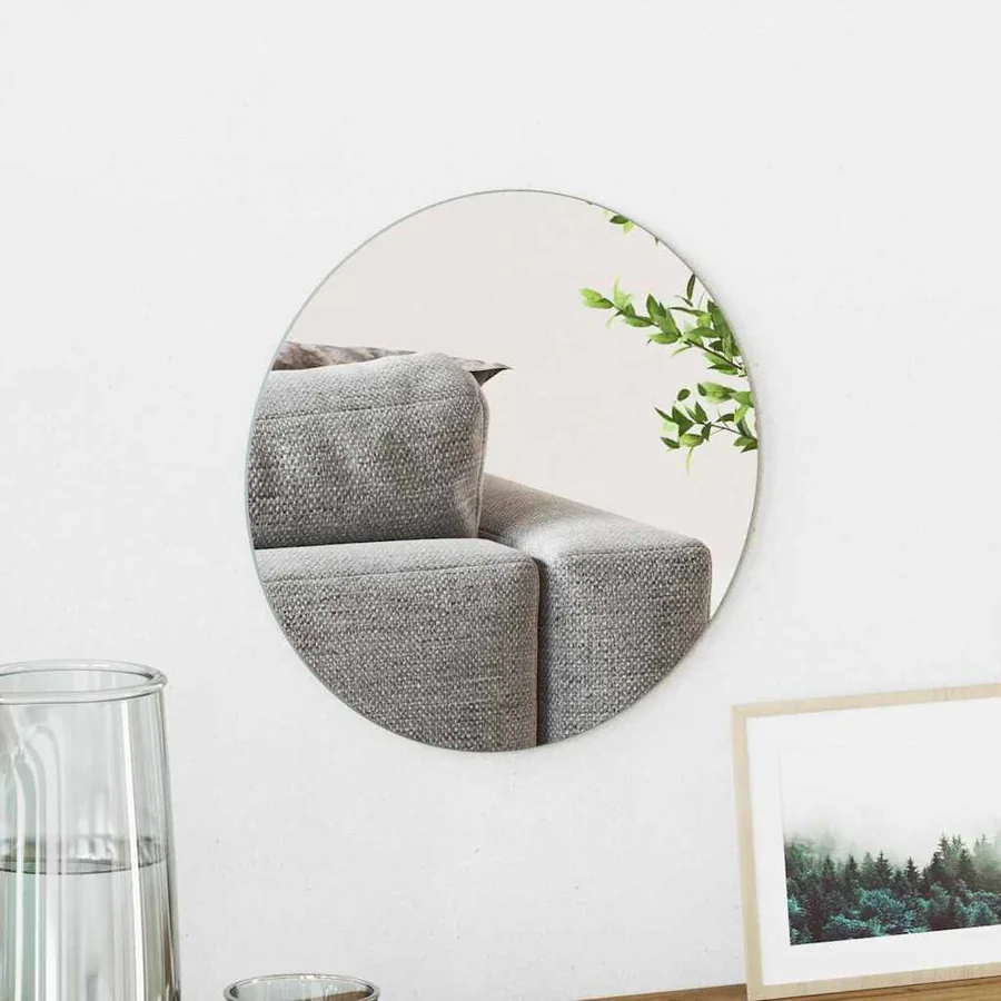 Miroir mural Rond Ø 30 cm verre trempé