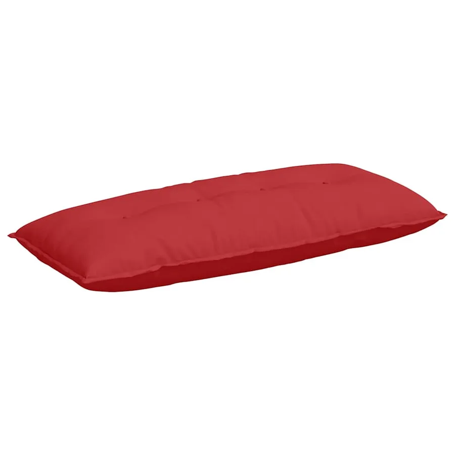 Coussin de Dos Rouge 120 x 19 x 50 cm tissu - 2