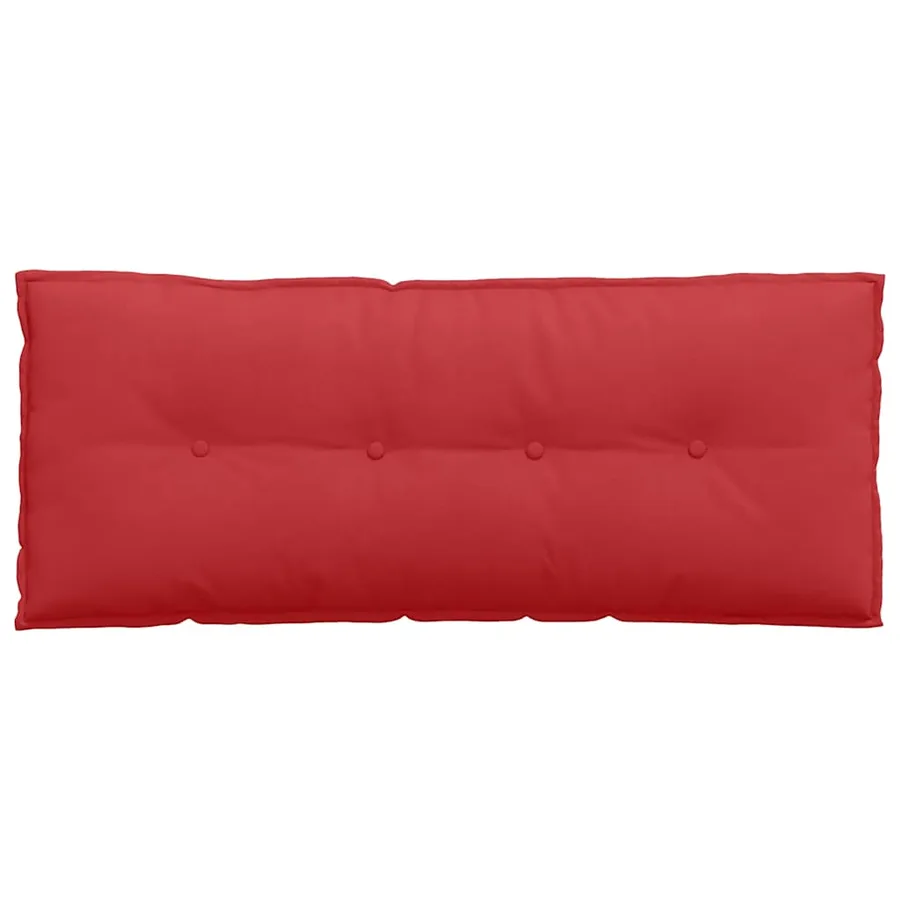 Coussin de Dos Rouge 120 x 19 x 50 cm tissu - 6