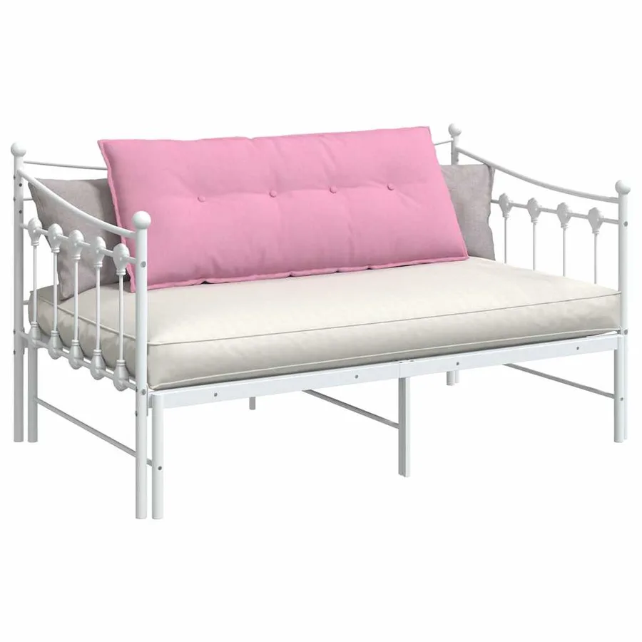Coussin de Dos Rose 120 x 19 x 50 cm tissu - 3