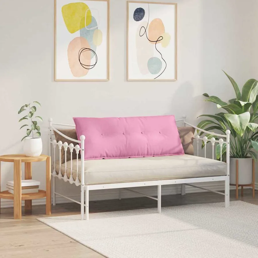 Coussin de Dos Rose 120 x 19 x 50 cm tissu - 4