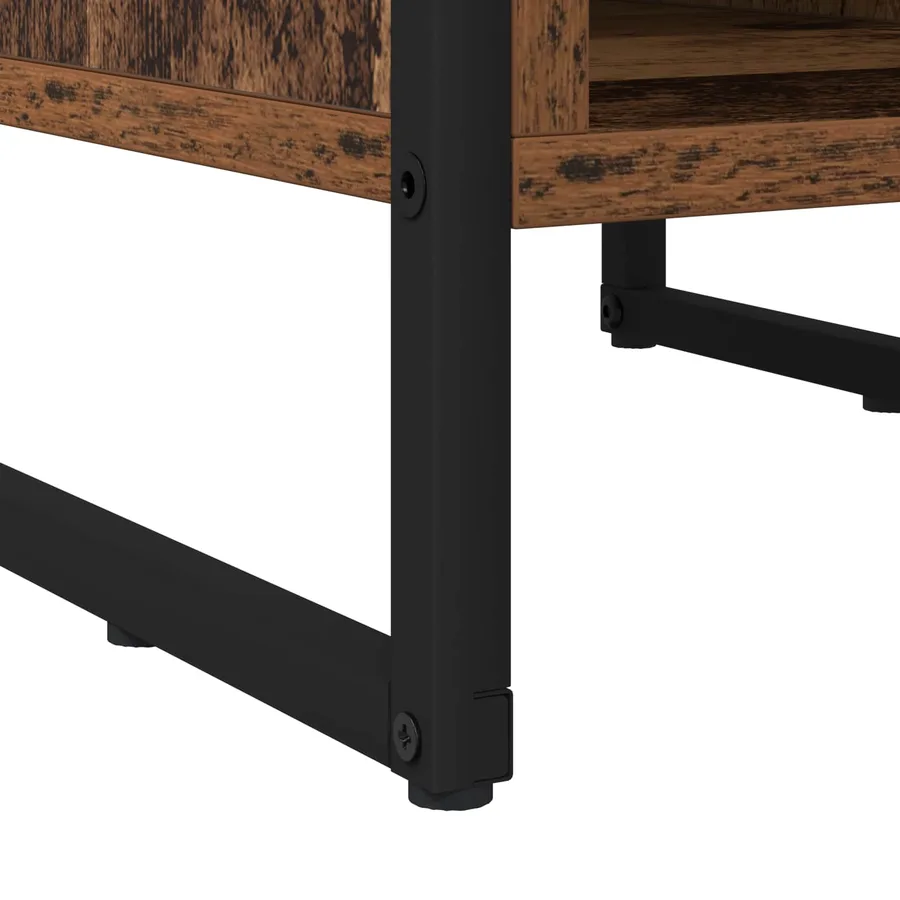 Table de chevet 2 pcs Bois Ancien 39.5 x 30 x 50 cm - 10