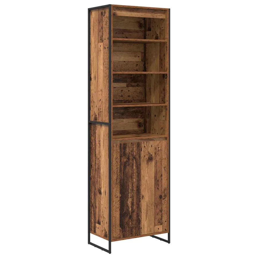 Armoires Hautes Bois Ancien 60 x 36 x 200 cm Bois d'ingénierie - 2