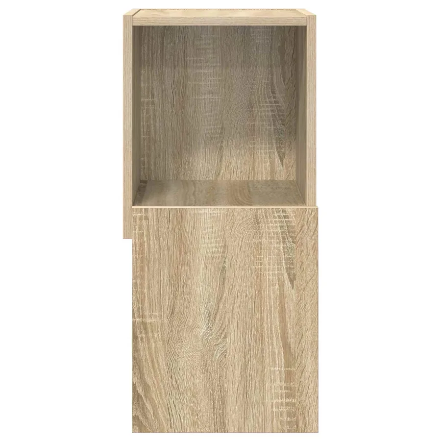 Meuble d'angle Chêne Sonoma 30,5x30x65cm Bois d'ingénierie - 5