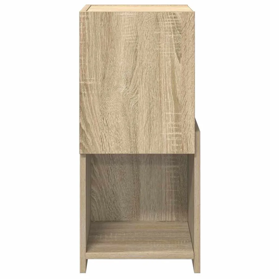 Meuble d'angle Chêne Sonoma 30,5x30x65cm Bois d'ingénierie - 6
