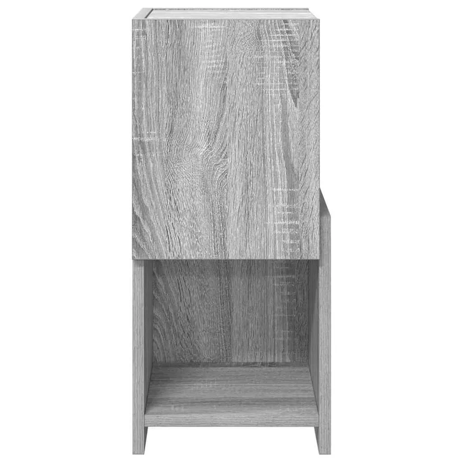 Meuble d'angle Gris Sonoma 25,5x25x55cm Bois d'ingénierie - 6