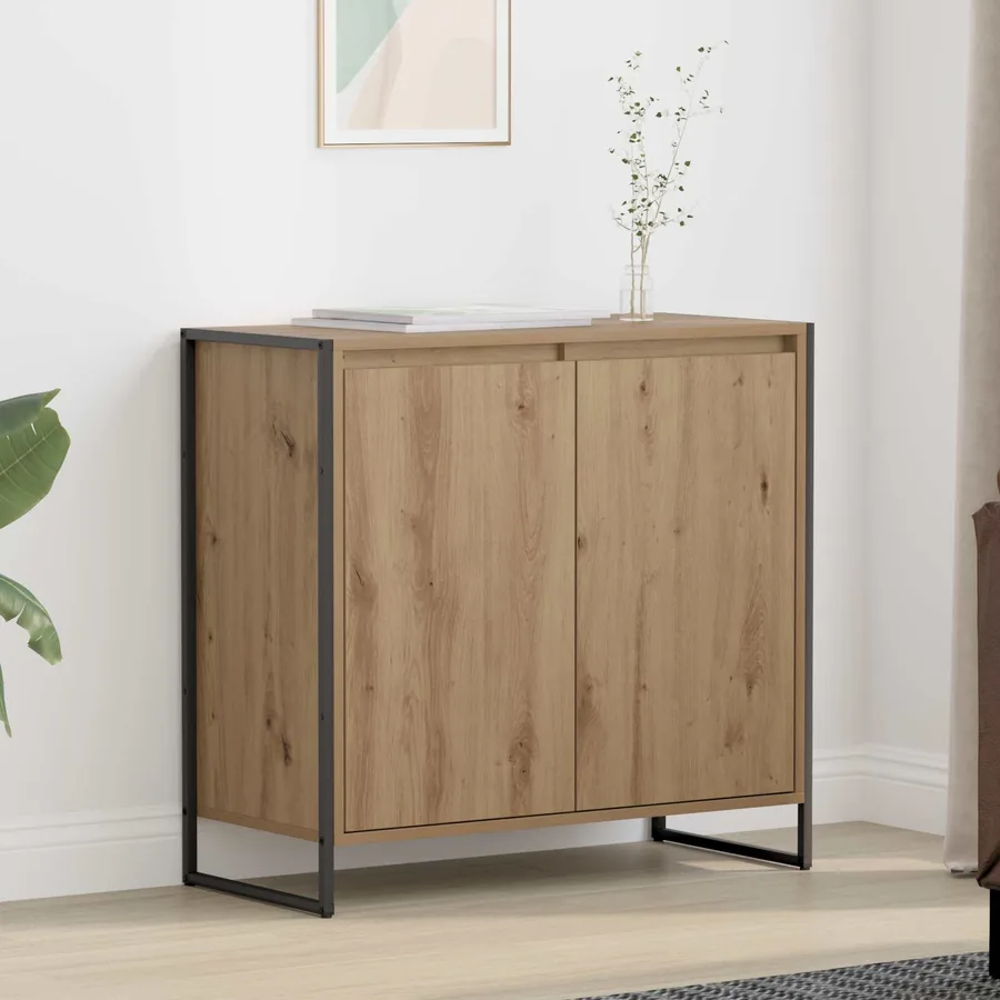 Meuble d'appoint Chêne artisan 79 x 36 x 75 cm
