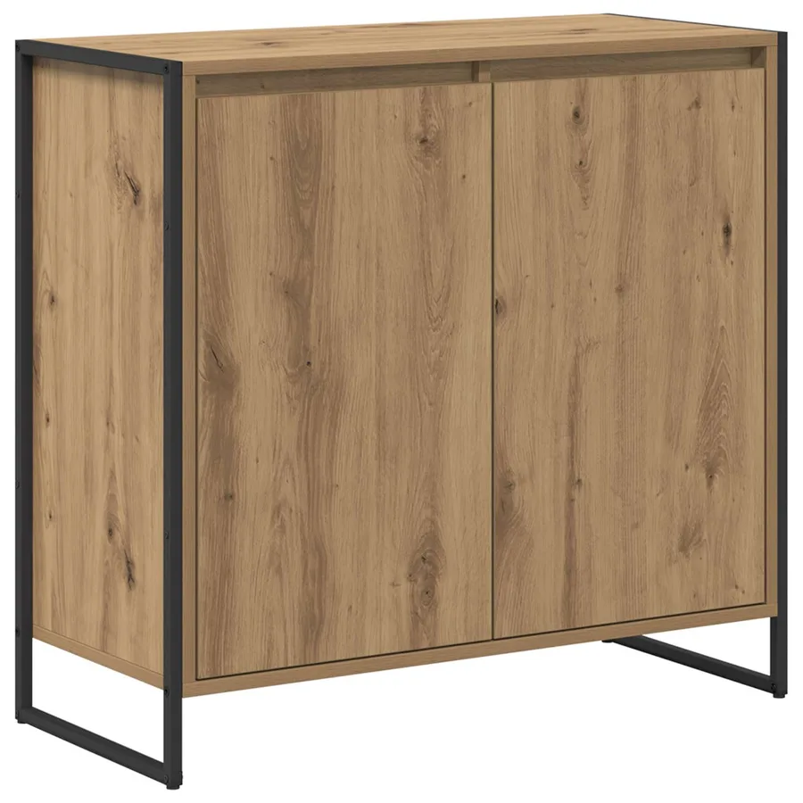 Meuble d'appoint Chêne artisan 79 x 36 x 75 cm - 2