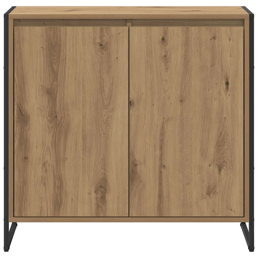 Meuble d'appoint Chêne artisan 79 x 36 x 75 cm - 6