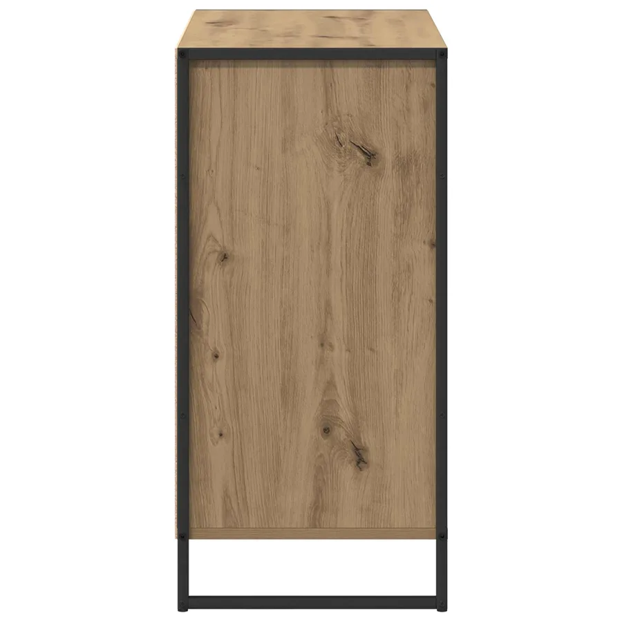 Meuble d'appoint Chêne artisan 79 x 36 x 75 cm - 7