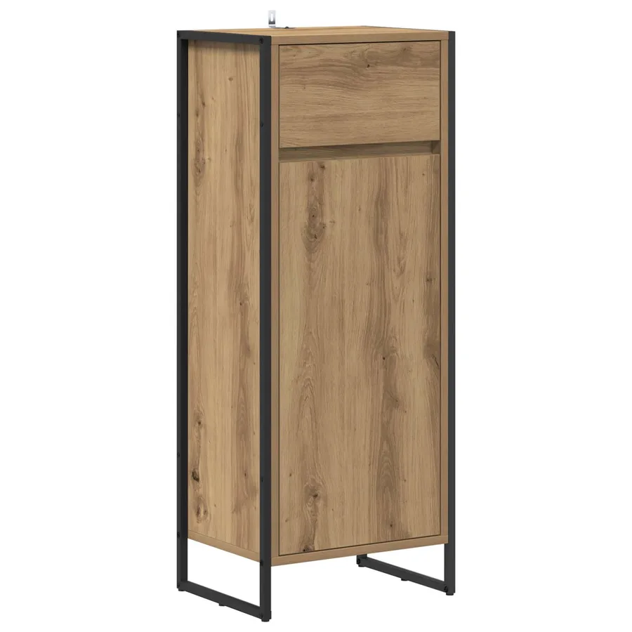 Ensemble de mobilier de salle de bain 4 pc Chêne artisanal - 7