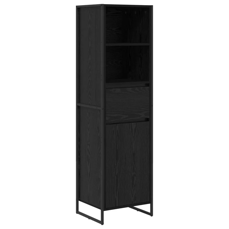 Bibliothèque Chêne noir 43 x 36 x 150.5 cm Bois d'ingénierie - 2