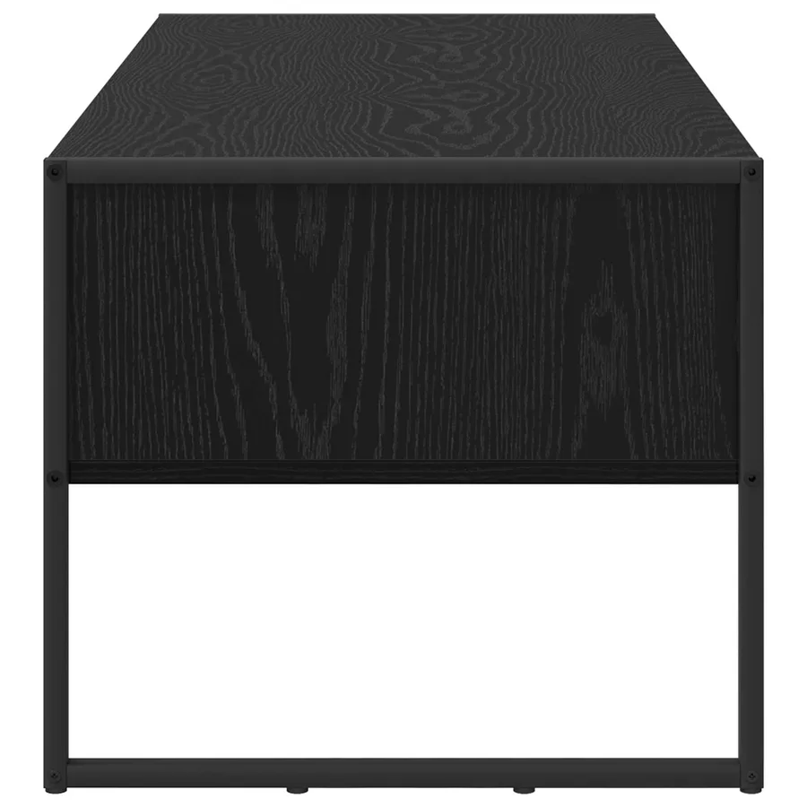 Table basse Chêne noir 100 x 46 x 40 cm Bois d'ingénierie - 7