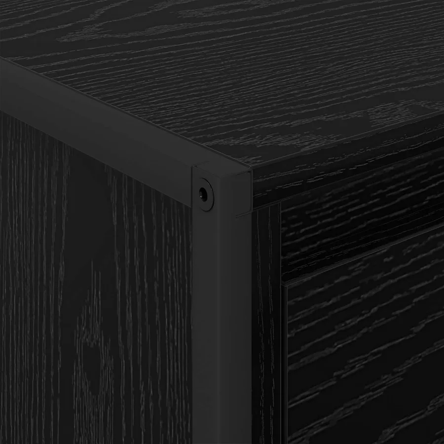 Table basse Chêne noir 100 x 46 x 40 cm Bois d'ingénierie - 9