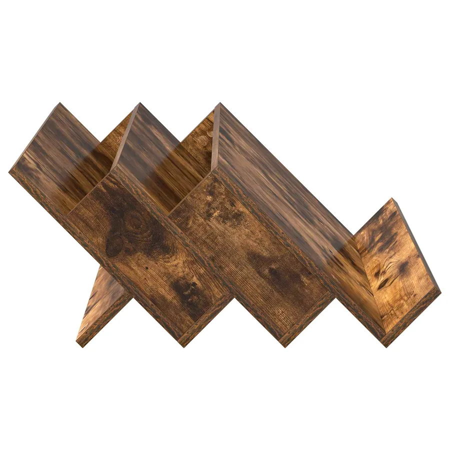 Étagère à magazines avec étagère Chêne fumé 65 x 53 x 28,5 cm - 6