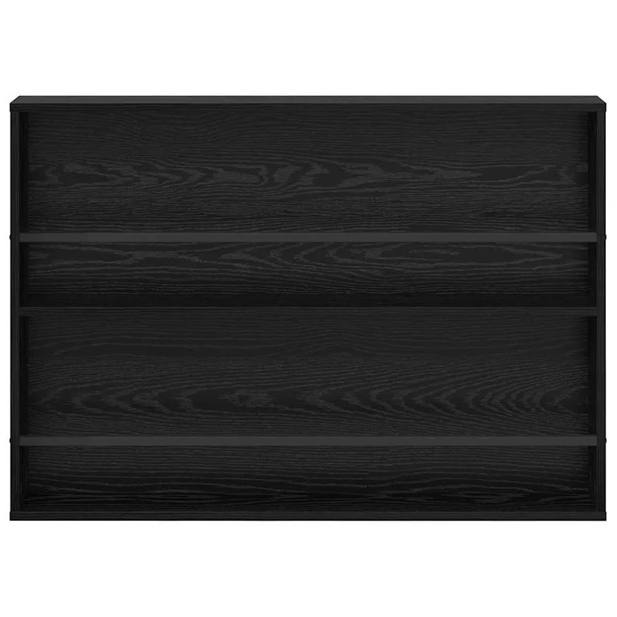 Étagère à magazines avec étagère Chêne noir 100 x 12 x 70 cm - 5
