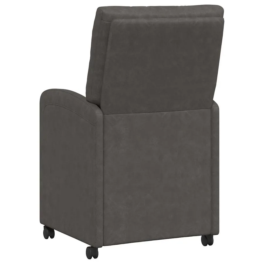 Chaises de Salle à Manger avec Roues 2 pcs Noir 58 x 67 x 97 cm - 6