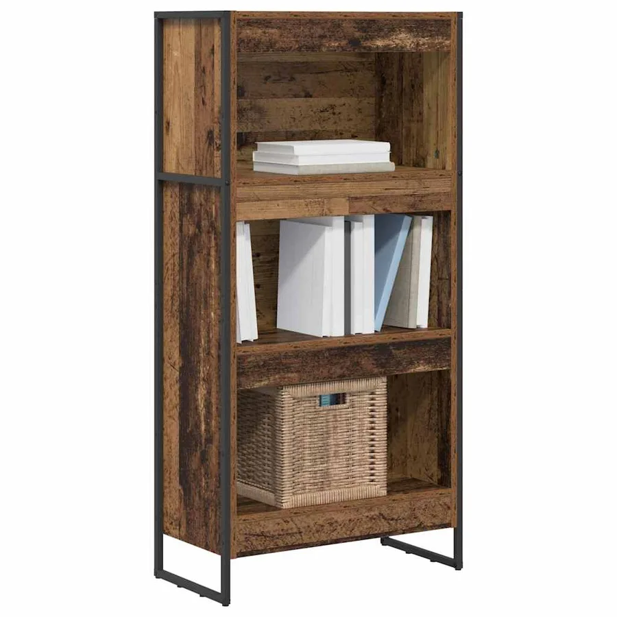 Bibliothèque Bois Ancien 60 x 30 x 121 cm Bois d'ingénierie - 3