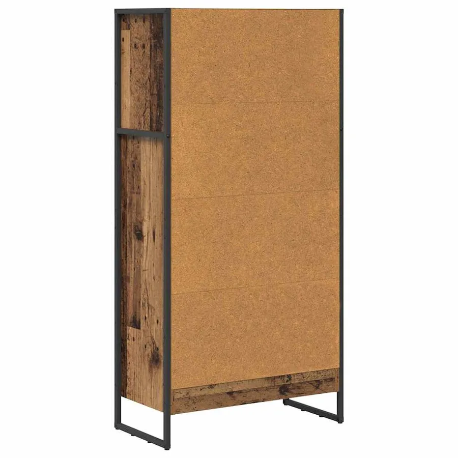 Bibliothèque Bois Ancien 60 x 30 x 121 cm Bois d'ingénierie - 7