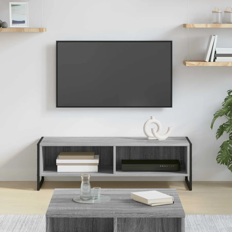Meuble TV Gris Sonoma 100 x 36,5 x 30,5 cm Bois d'ingénierie