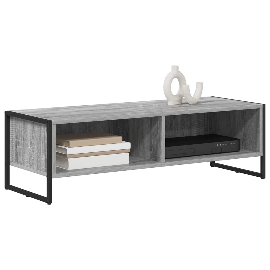 Meuble TV Gris Sonoma 100 x 36,5 x 30,5 cm Bois d'ingénierie - 3