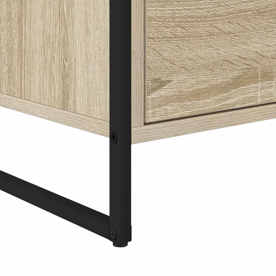 Meuble d'appoint Sonoma 96,5 x 30 x 75 cm Bois d'ingénierie - 10